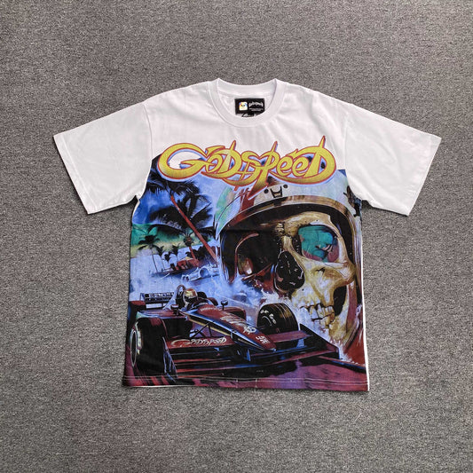 Remera Godspeed F1 Dreams Blanca