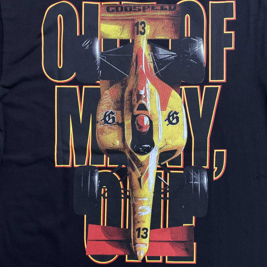 Remera Godspeed F1 Finishline Negra