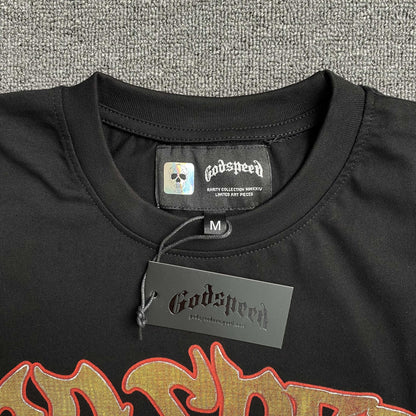 Remera Godspeed F1 Finishline Negra
