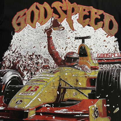 Remera Godspeed F1 Finishline Negra