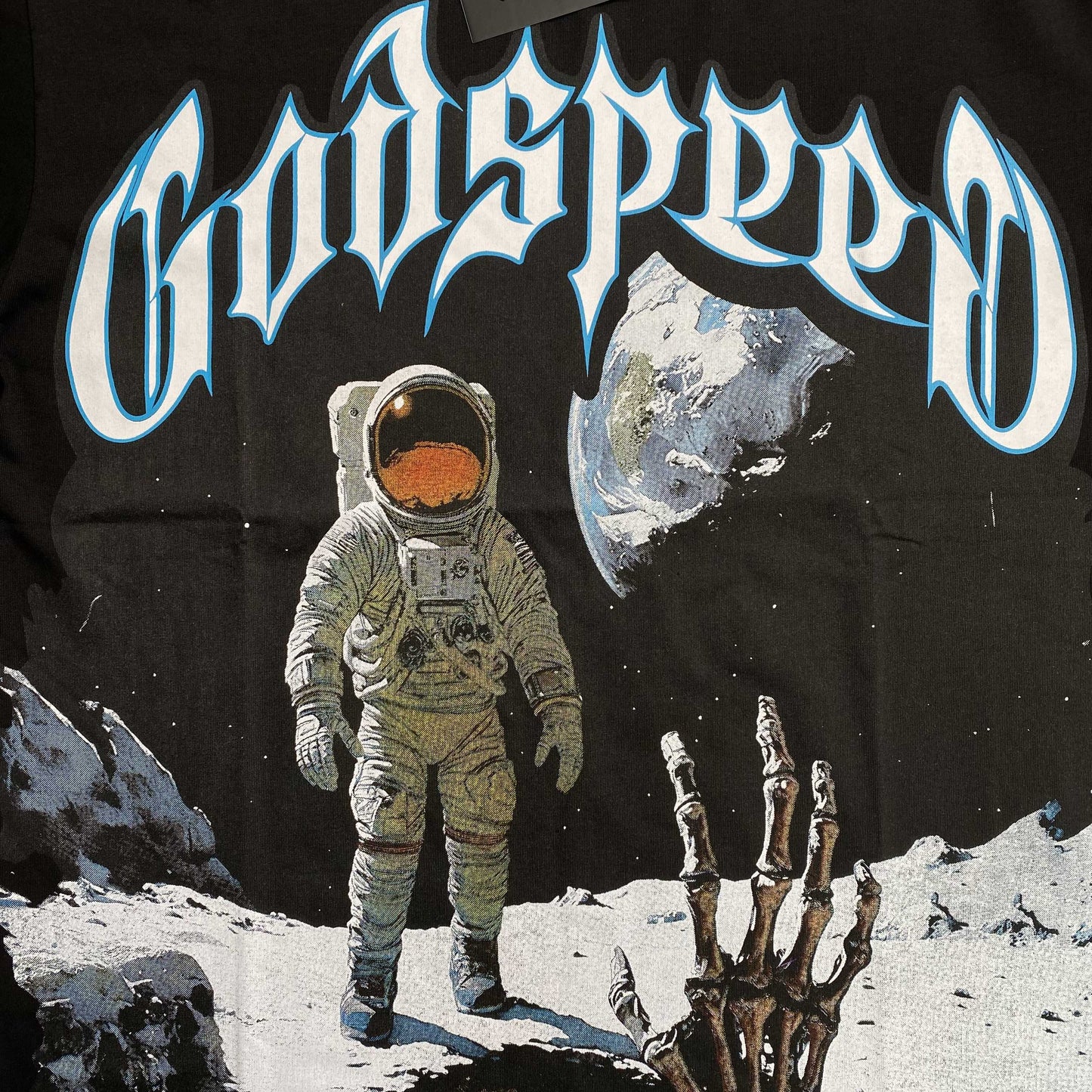Remera Godspeed First Contact Negra