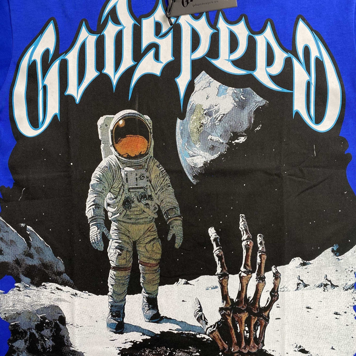 Remera Godspeed First Contact Azul