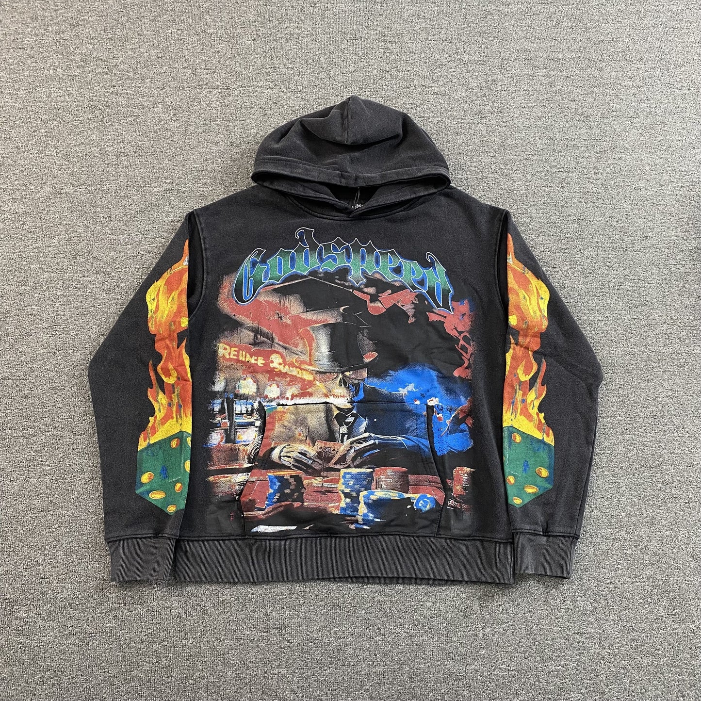 Buzo Godspeed Life's A Gamble Negro