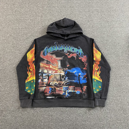 Buzo Godspeed Life's A Gamble Negro