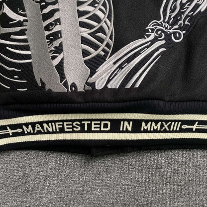 Campera Godspeed Mankind Varsity Negra