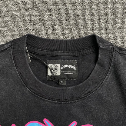 Remera Godspeed Memento Vivere Negra