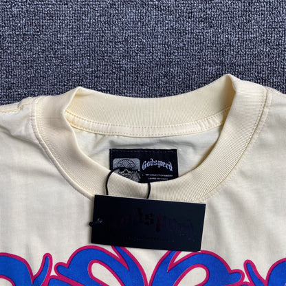 Remera Godspeed Memento Vivere Crema