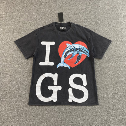 Remera Godspeed Miami Dolphin Negra