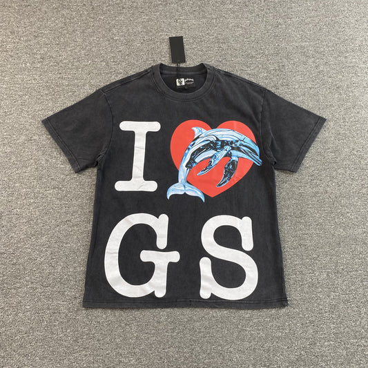 Remera Godspeed Miami Dolphin Negra