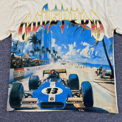 Remera Godspeed Miami F1 Crema