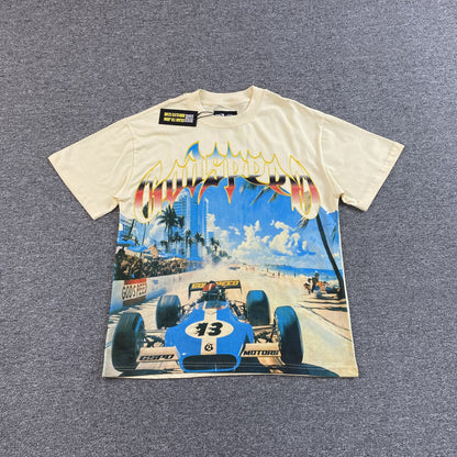 Remera Godspeed Miami F1 Crema