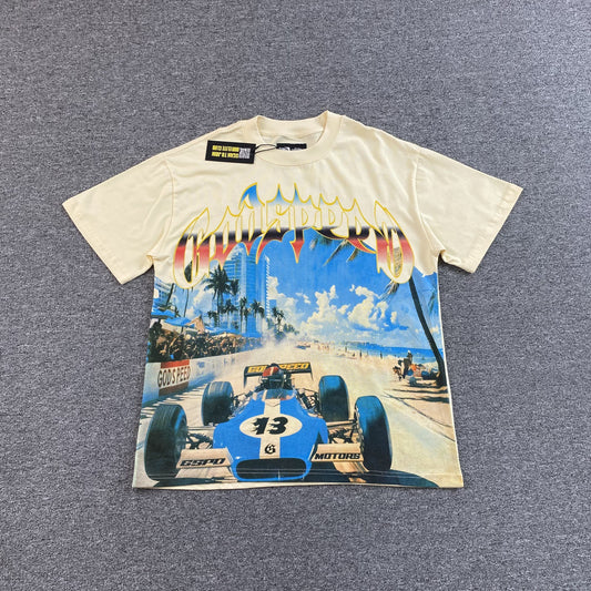 Remera Godspeed Miami F1 Crema
