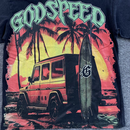 Remera Godspeed Miami G-Wagon Negra