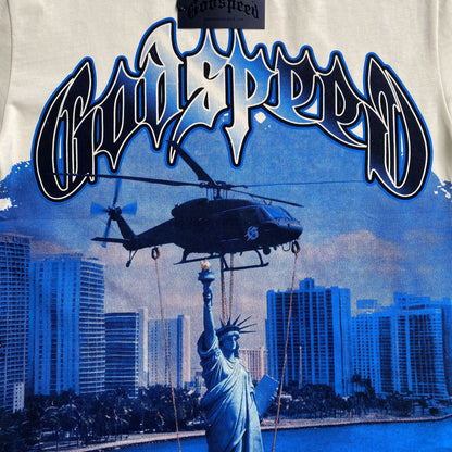 Remera Godspeed Memento Vivere Crema