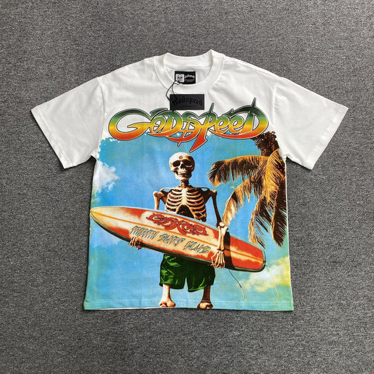 Remera Godspeed Miami Surf Blanca