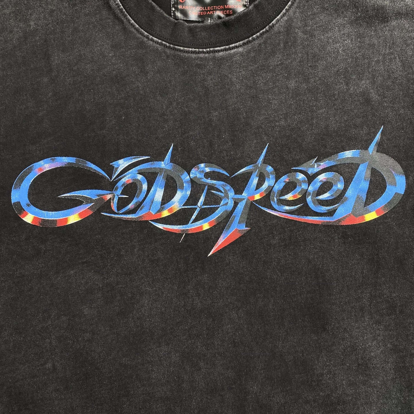 Remera Godspeed New Age Negra