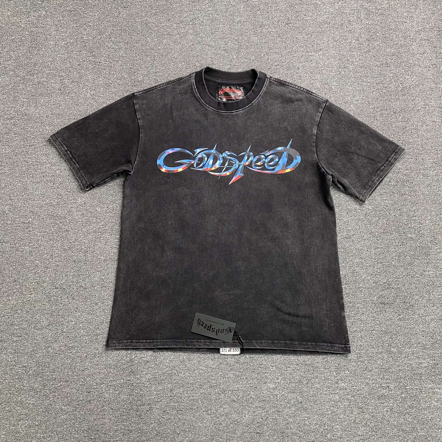 Remera Godspeed New Age Negra