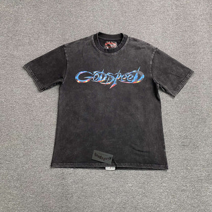 Remera Godspeed New Age Negra