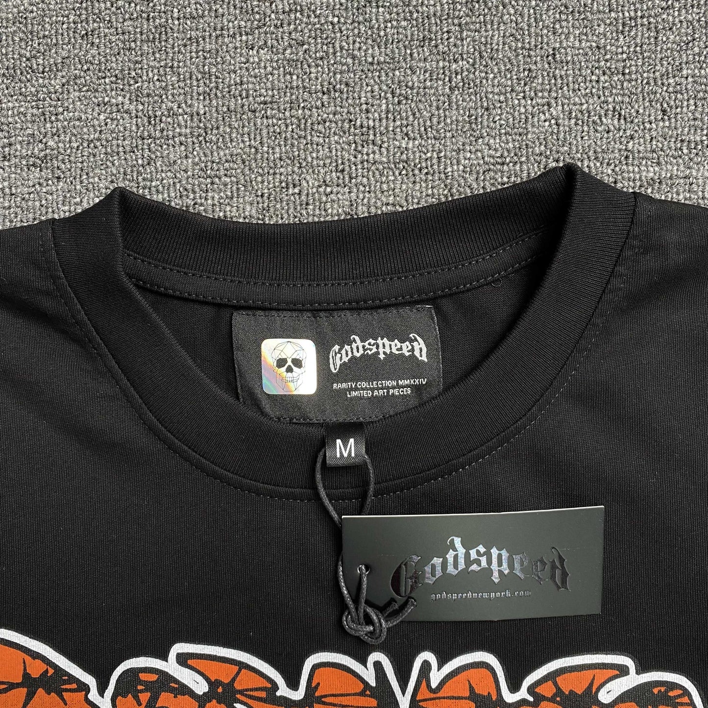Remera Godspeed Ollie Negra