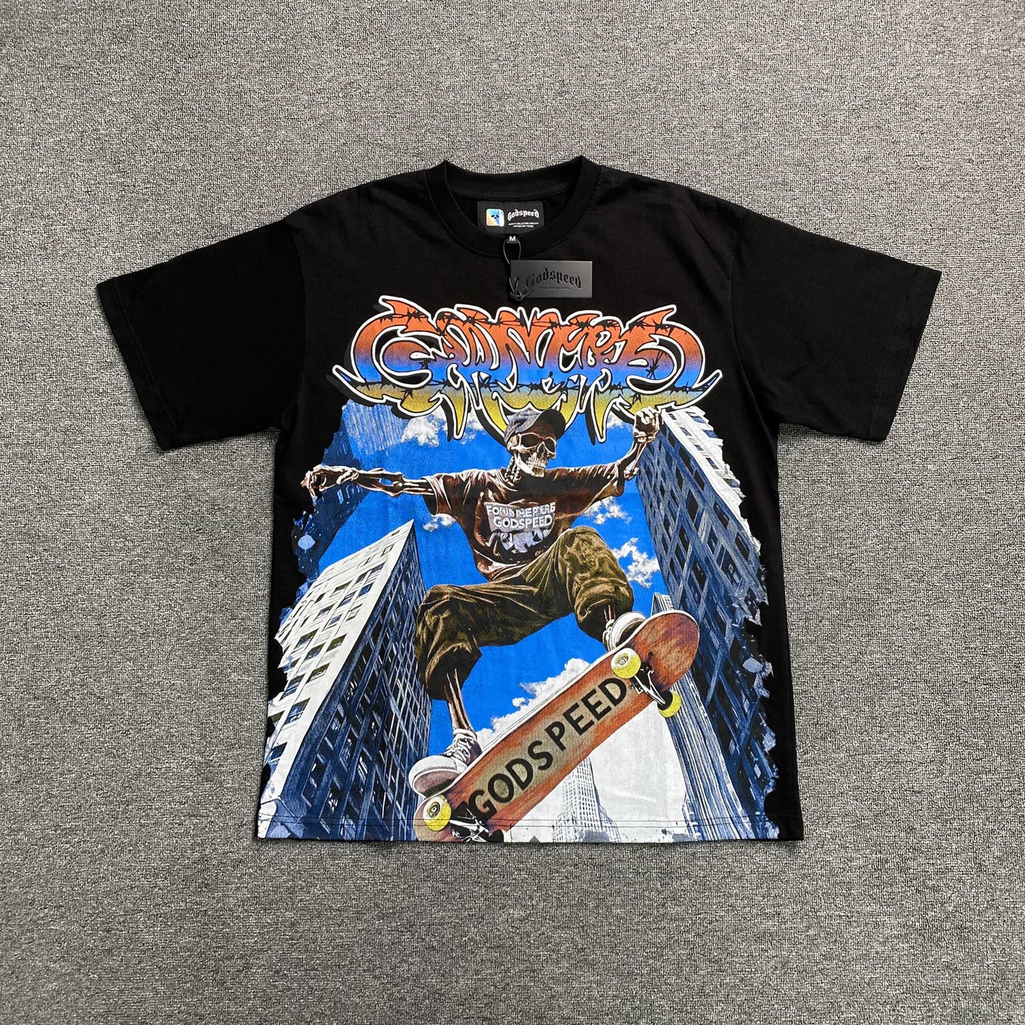 Remera Godspeed Ollie Negra