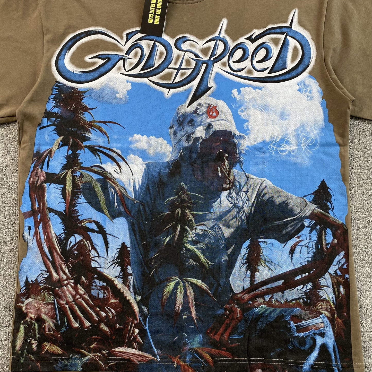 Remera Godspeed Outdoor Marrón