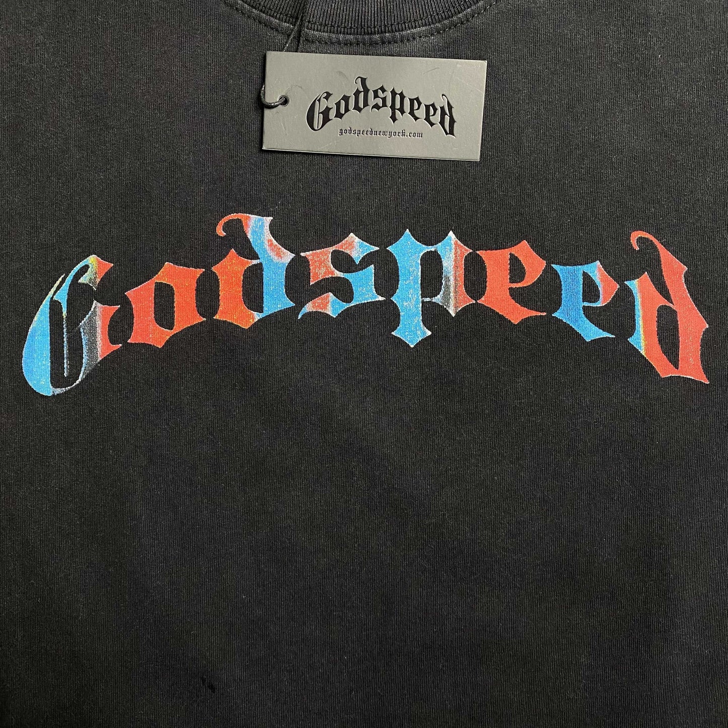Remera Godspeed Pastel Cowboy Negra
