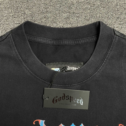 Remera Godspeed Pastel Cowboy Negra