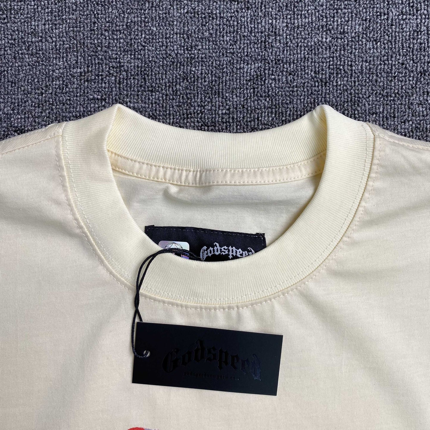 Remera Godspeed Pastel Cowboy Crema