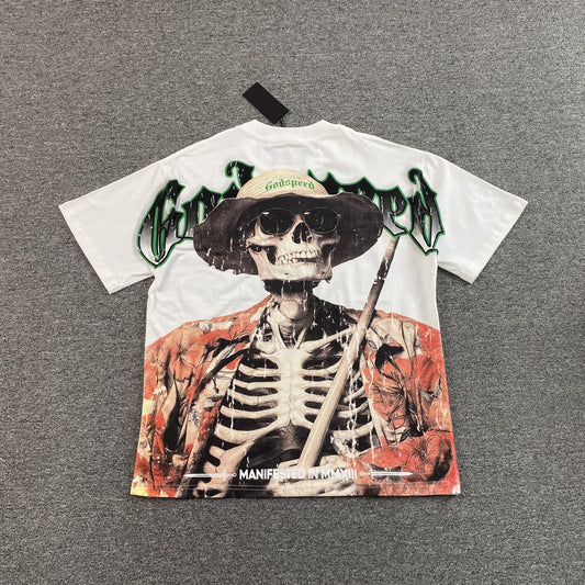 Remera Godspeed Pool Shark Blanca