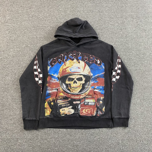 Buzo Godspeed Racer Goldie Negro