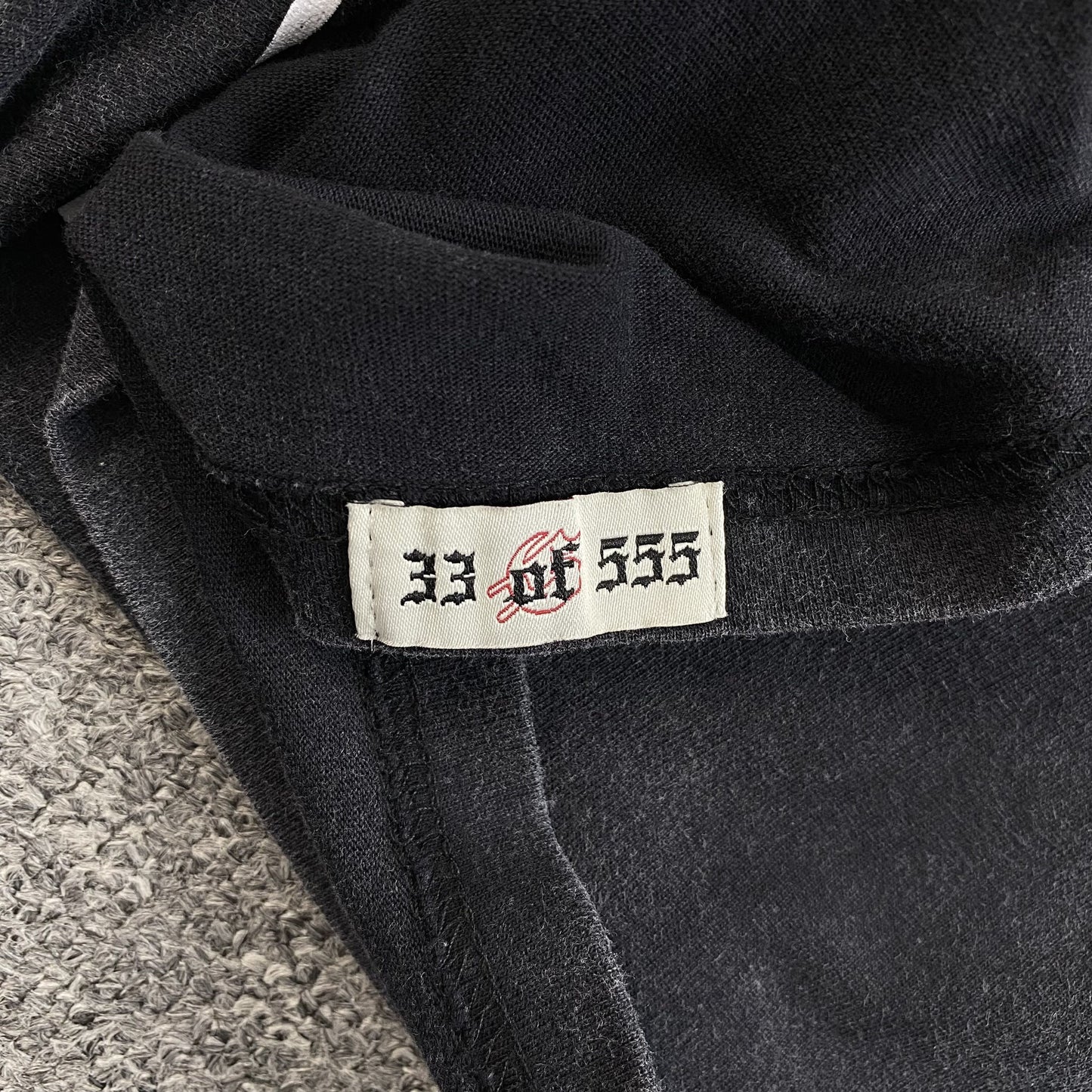 Remera Godspeed Skeleton Eagle Hunter Negra