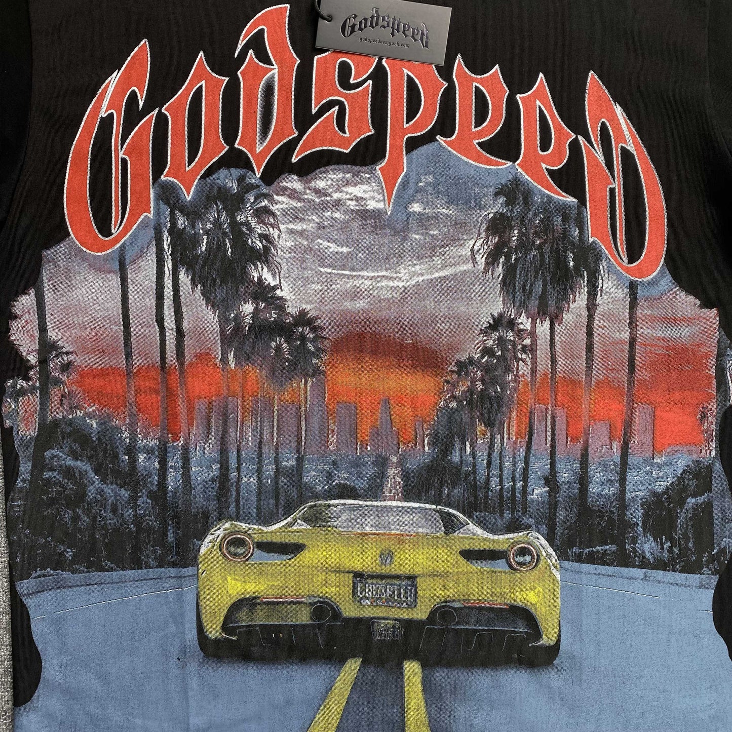 Remera Godspeed Sunset BLVD Negra