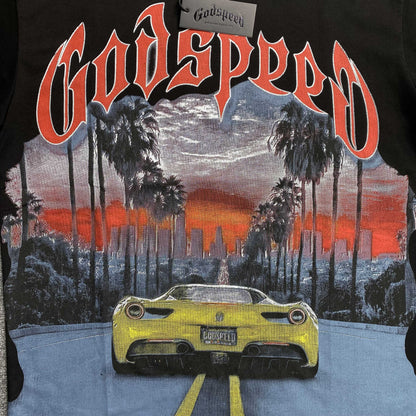 Remera Godspeed Sunset BLVD Negra