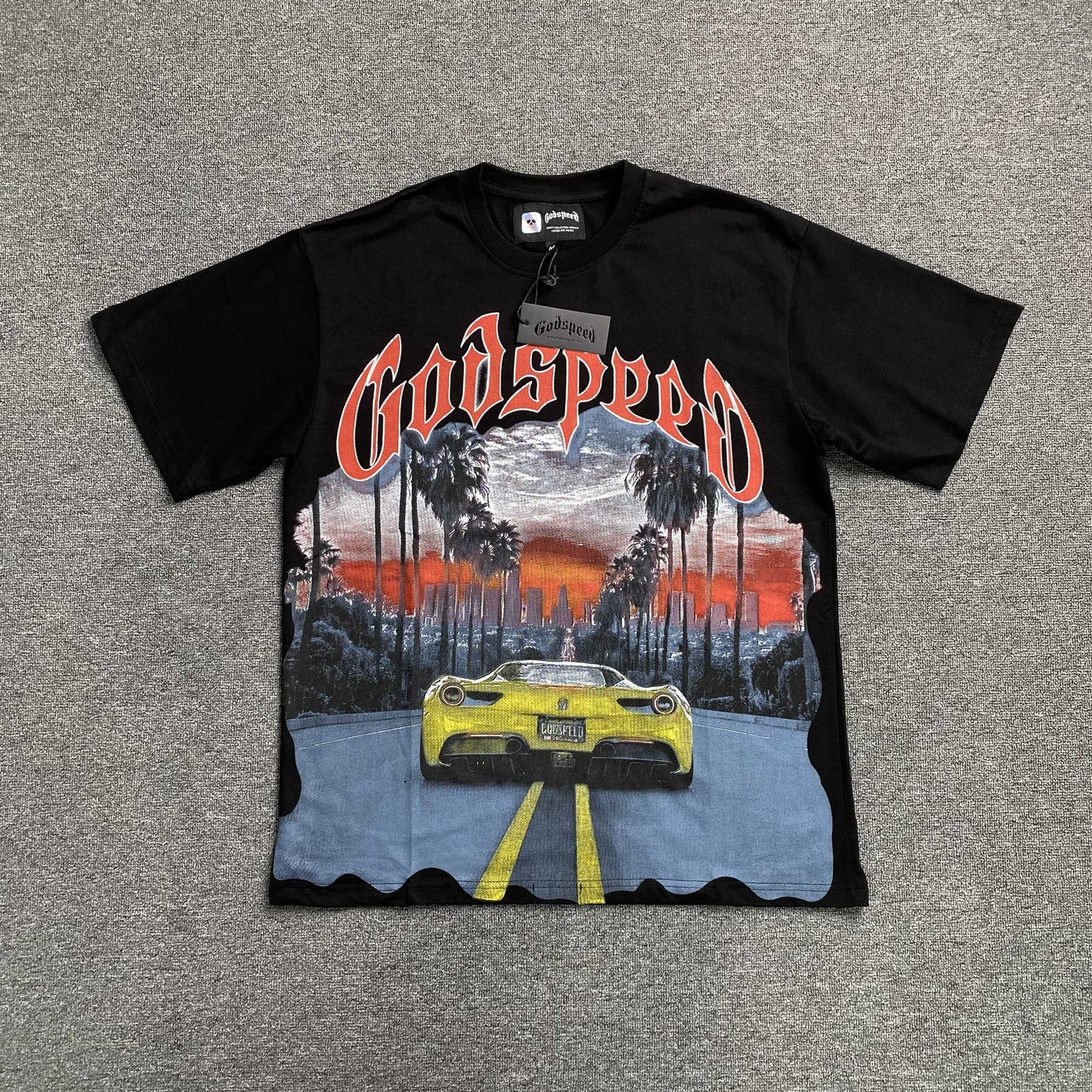 Remera Godspeed Sunset BLVD Negra