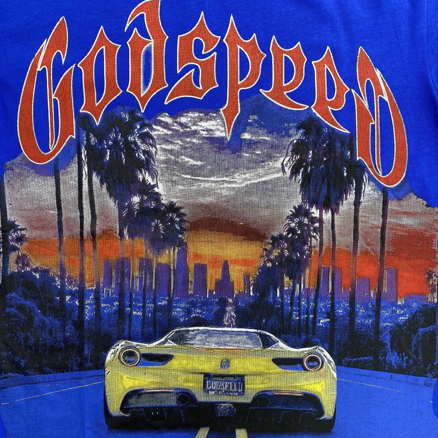 Remera Godspeed Sunset BLVD Azul
