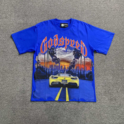 Remera Godspeed Sunset BLVD Azul
