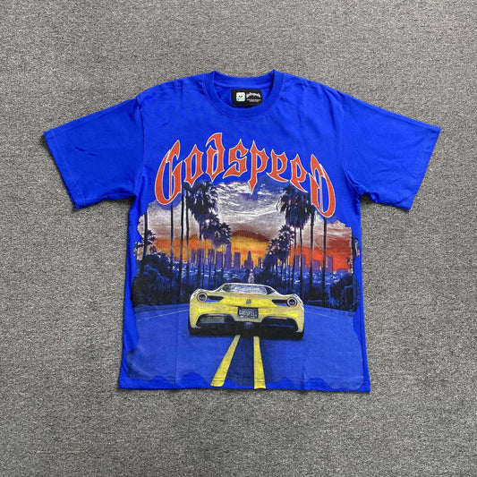 Remera Godspeed Sunset BLVD Azul