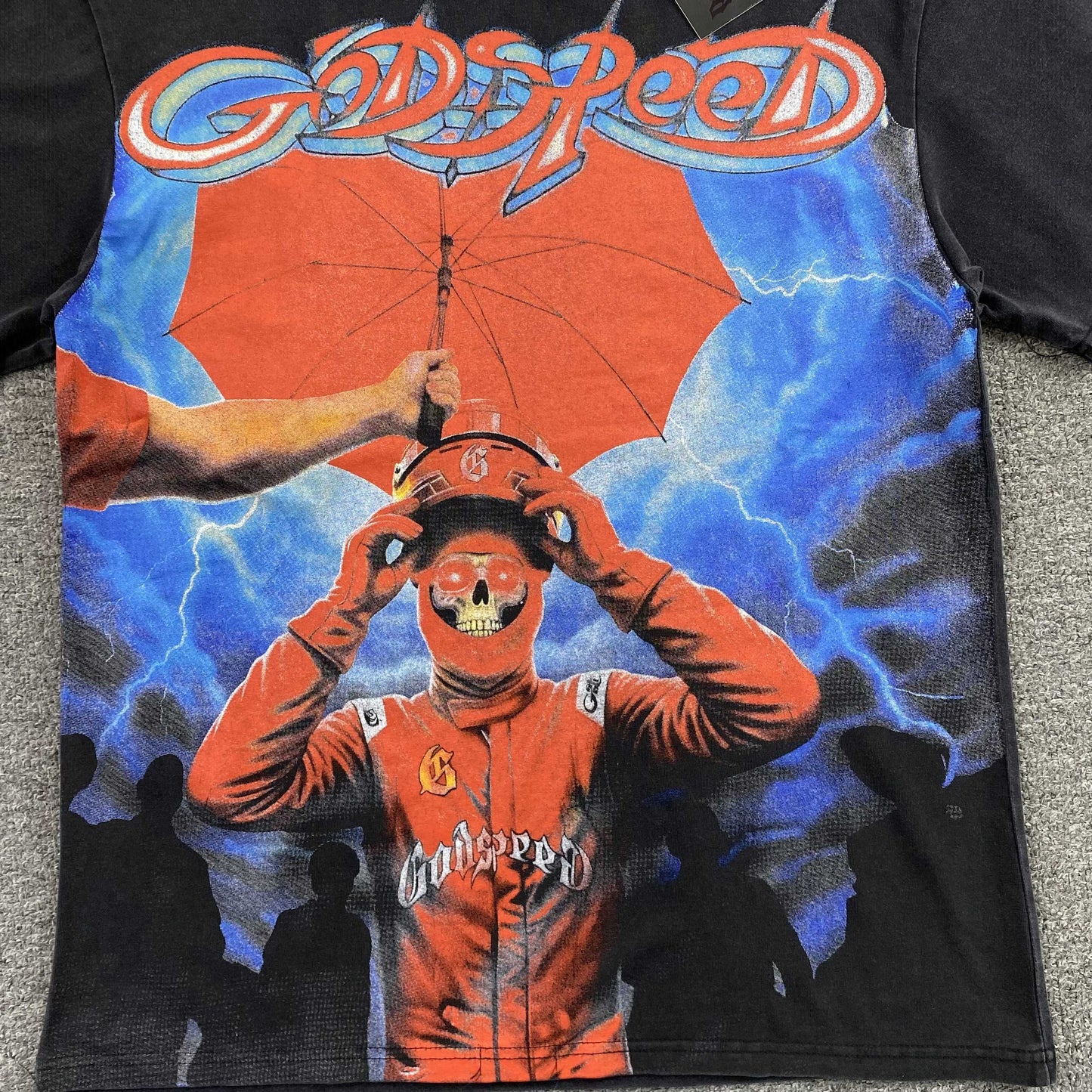 Remera Godspeed Supreme Reig Negra