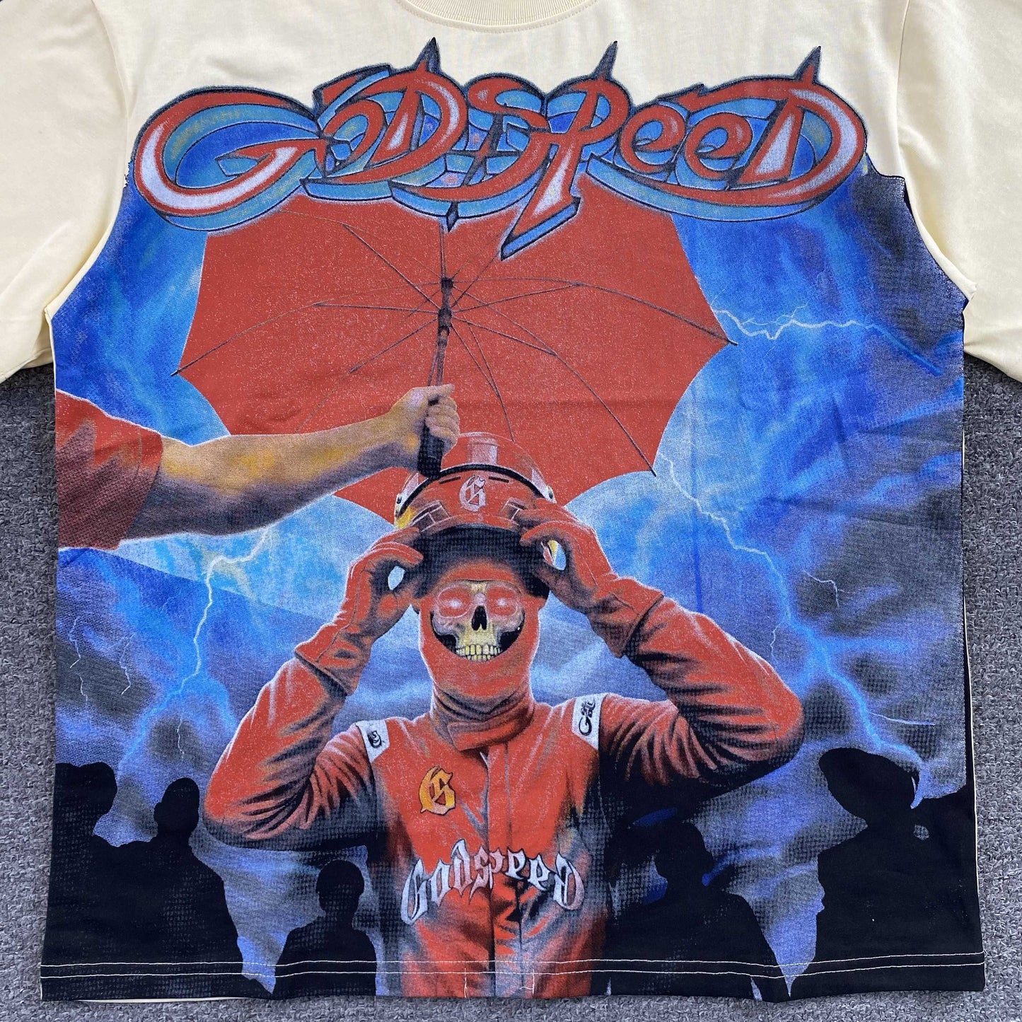 Remera Godspeed Supreme Reig Crema
