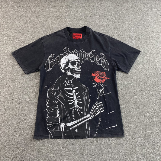 Remera Godspeed Valentine Negra