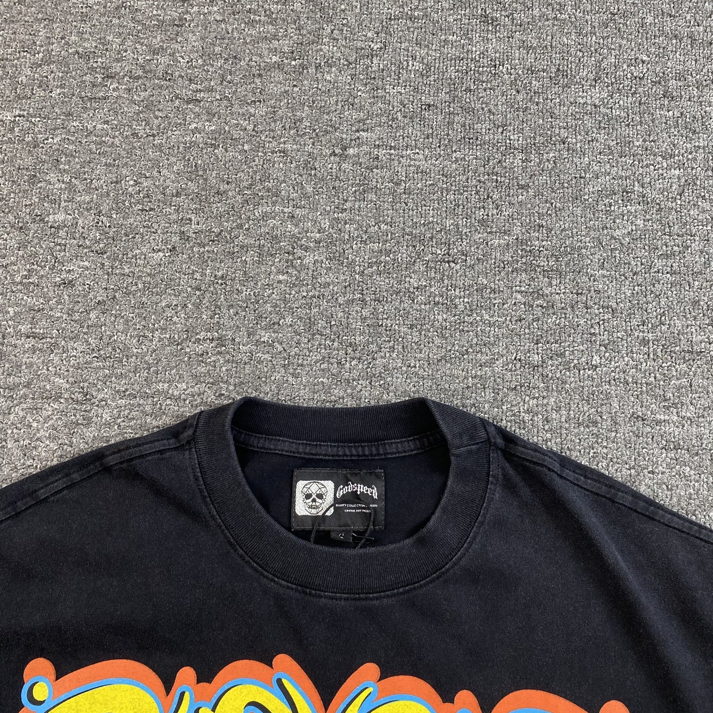 Remera Godspeed Wave Runner Negra