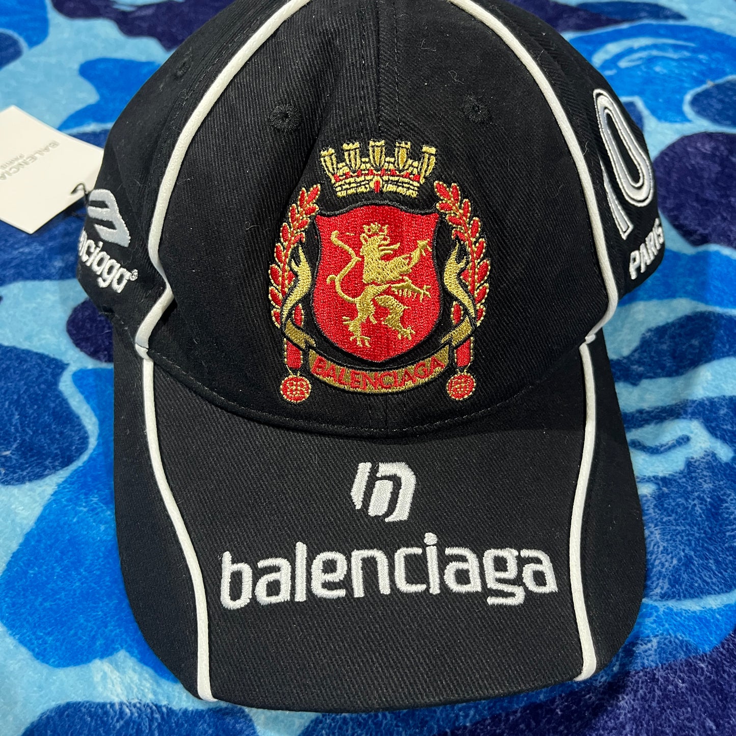 Gorra Balenciaga Paris 10 Negra