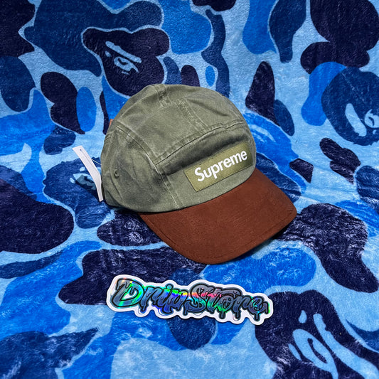 Gorra Supreme Suede Visor Camp Light Olive
