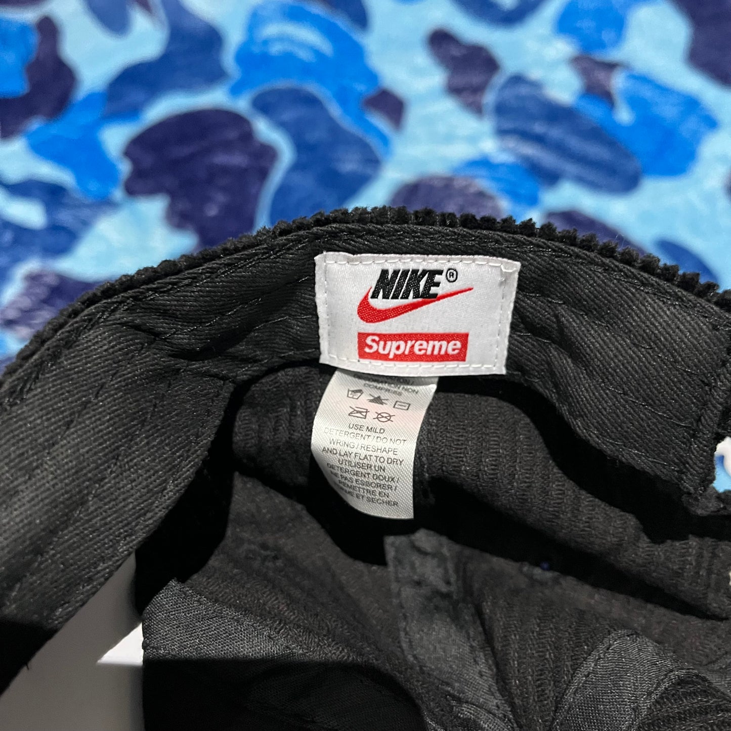 Gorra Supreme x Nike Negra