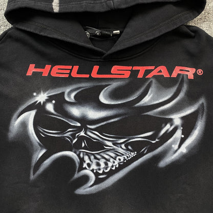 hellstar-airbrushed-skull-hoodie-black-3-Drip Store Argentina