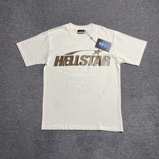 hellstar-clasic-gel-print-brown-tee-white-Drip Store Argentina