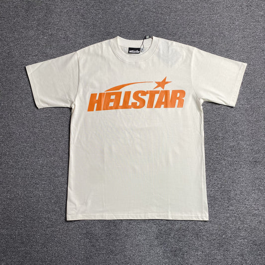 hellstar-clasic-gel-print-orange-tee-white-Drip Store Argentina