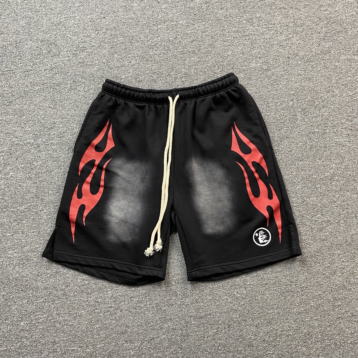 hellstar-flame-shorts-black-Drip Store Argentina