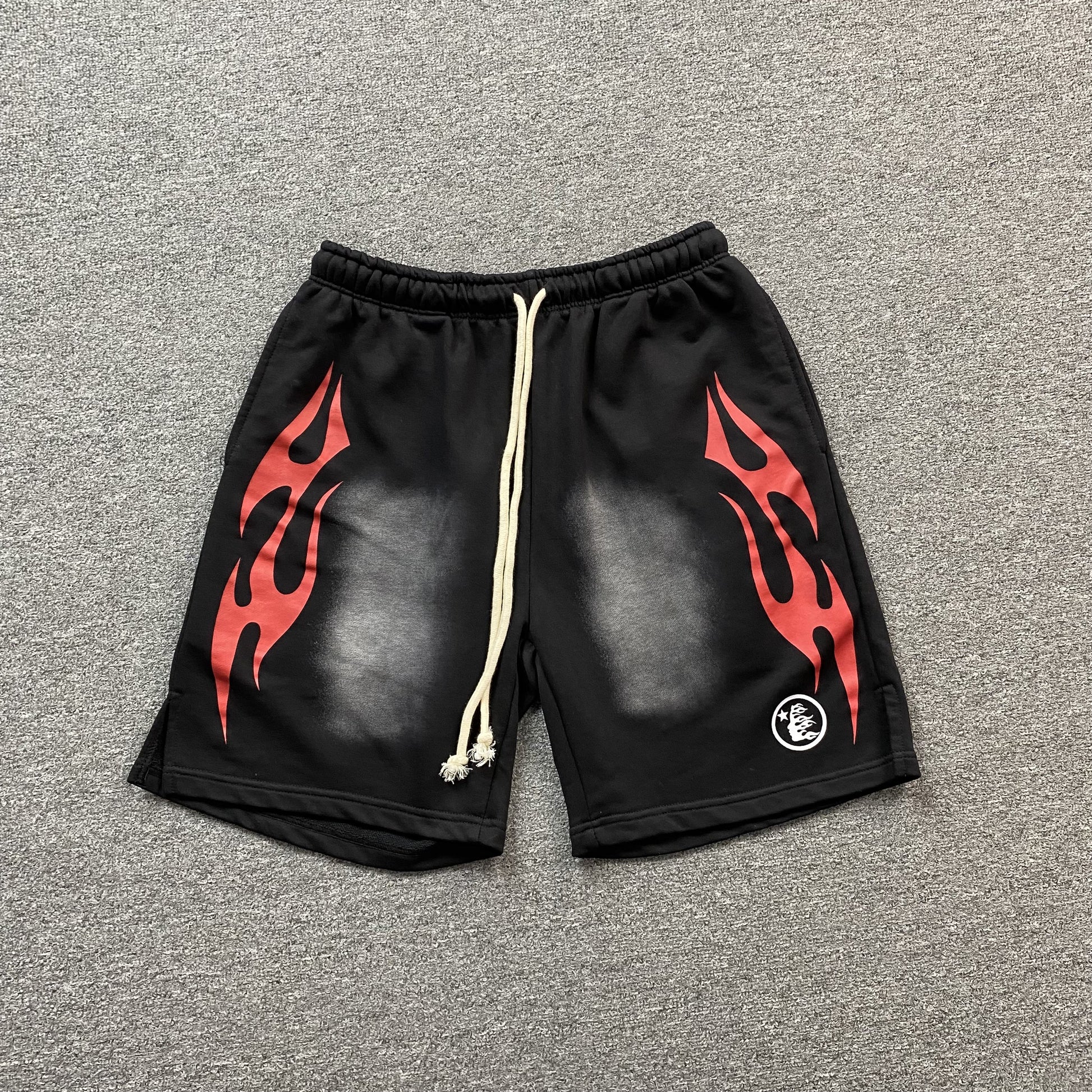hellstar-flame-shorts-black-Drip Store Argentina