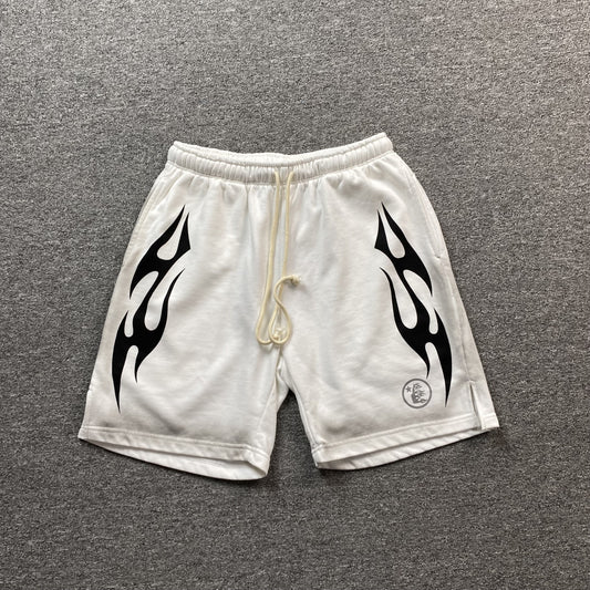 hellstar-flame-shorts-white-Drip Store Argentina